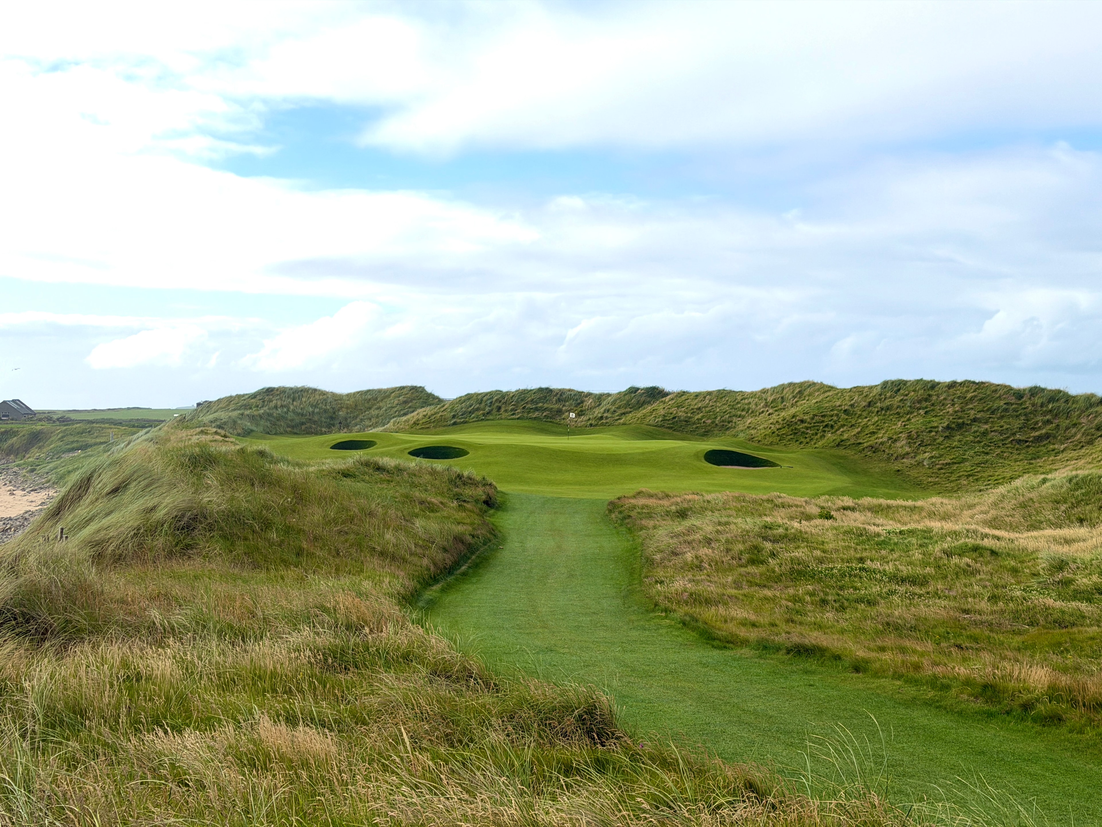 Dune-framed approach on the Wild Atlantic Way